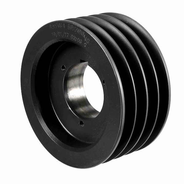 4 Groove Cast Iron Bushed Bore Multiple Sheave, 4B5V64